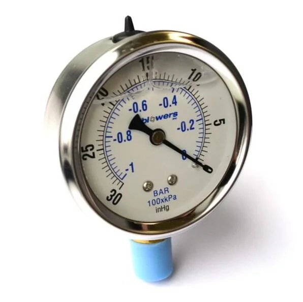 Vacuum Pump Gauge, 30-0 Hg -750mmhg